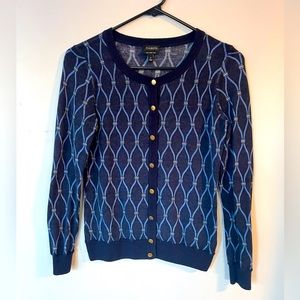 Talbot’s Women’s Sweater Blue Merino Wool Sweater Size S